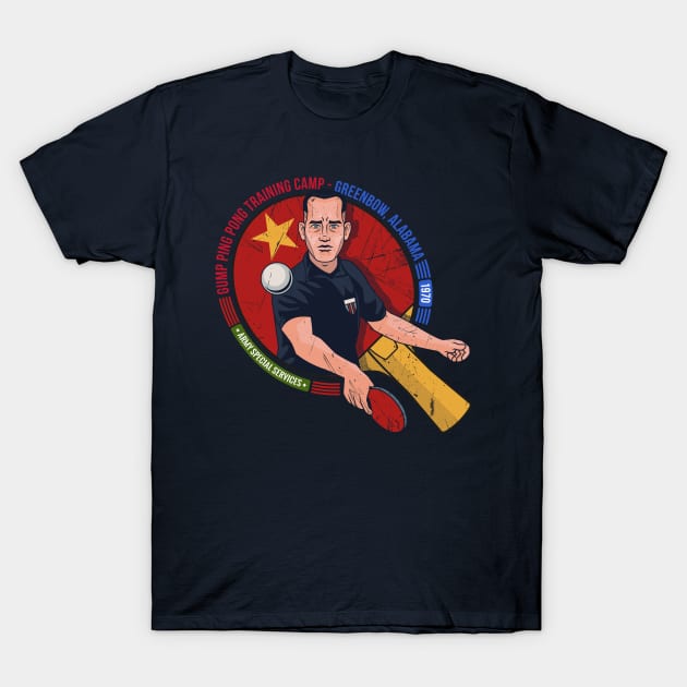 gump ping pong T-Shirt by redwane